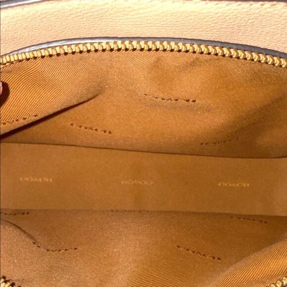 Coach Bryant Convertible Carryall Beachwood Leather Bag LIKE NEW - Picture 10 of 10